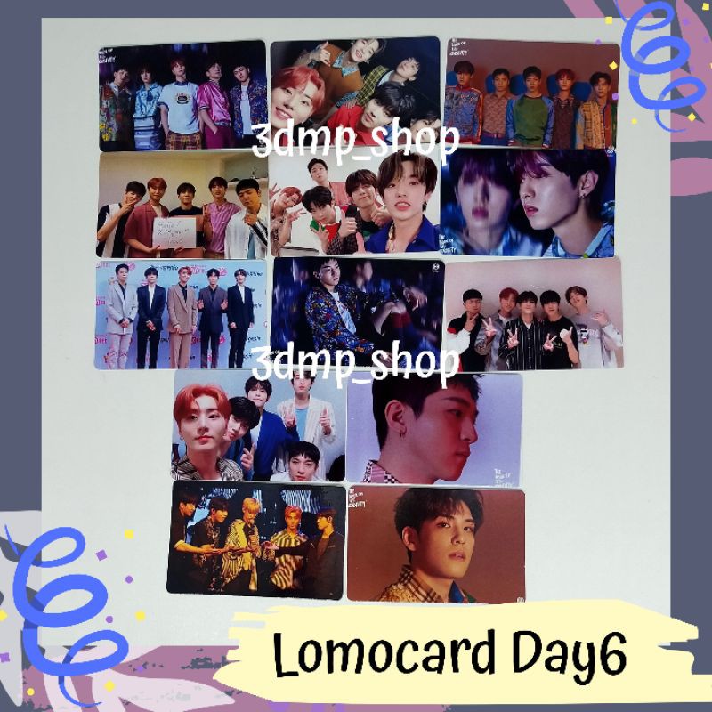 [25 Lembar] Photocard Lomocard photo Lomo card Day6 Day 6 Gravity Entropy Negantropy