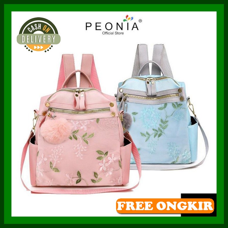 Jtf344600 Tas Ransel Wanita Cewek Cewe Perempuan Import Impor Ori Original Branded Batam Terbaru Peo