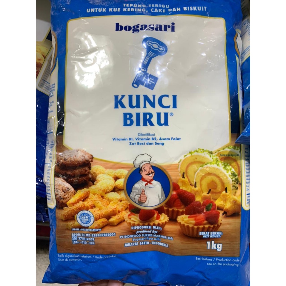 

Bogasari Kunci Biru 1 Kg