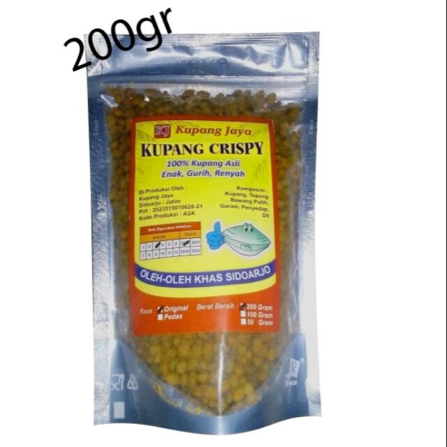 

Kupang Crispy asli Sidoarjo 200gr