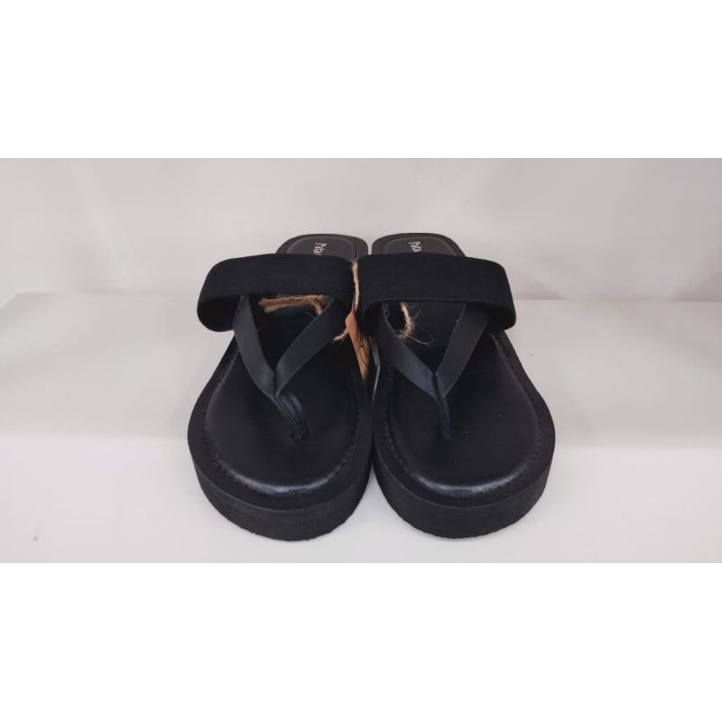 Sandal Wanita Pata-Pata Hitam Bata Original