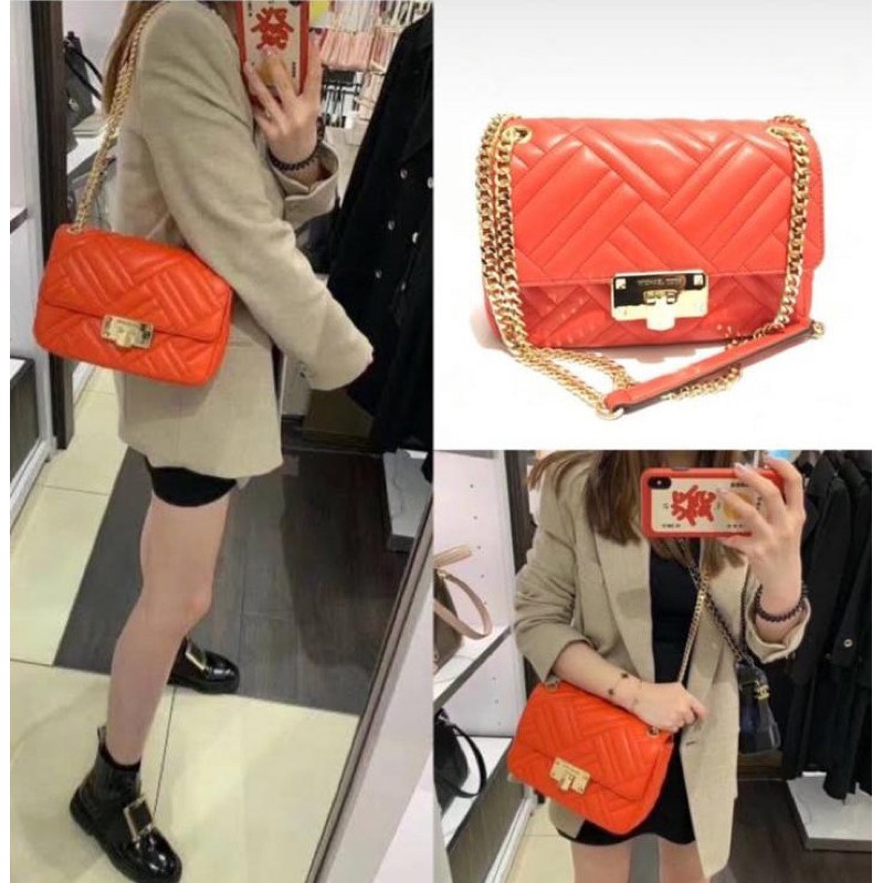 mk peyton medium shoulder flap quilted