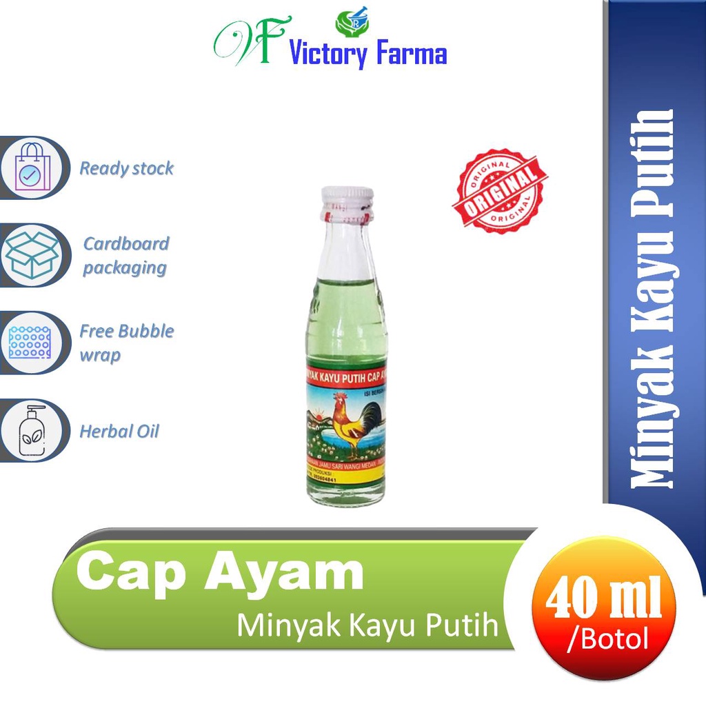 Cap Ayam Minyak Kayu Putih Botol 40 ml
