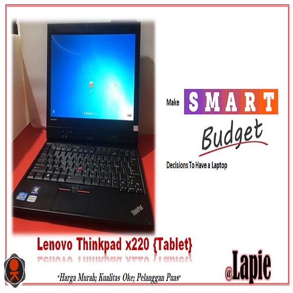 Lenovo Thinkpad x220 Tablet 4GB DDR3 HDD 320GB