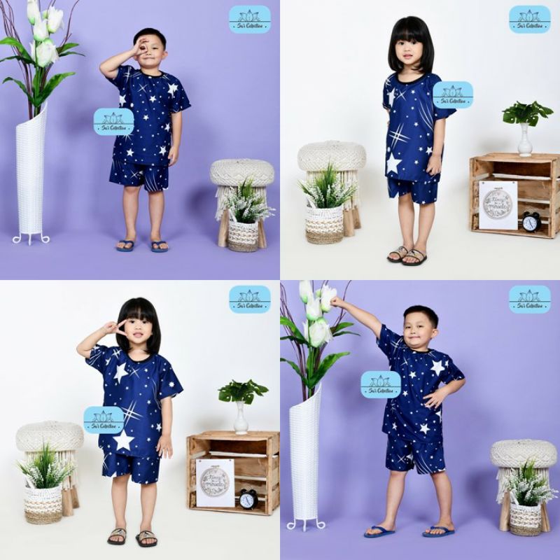 SETELAN ANAK chups BAJU ANAK/piyama anak pendek, Baju tidur