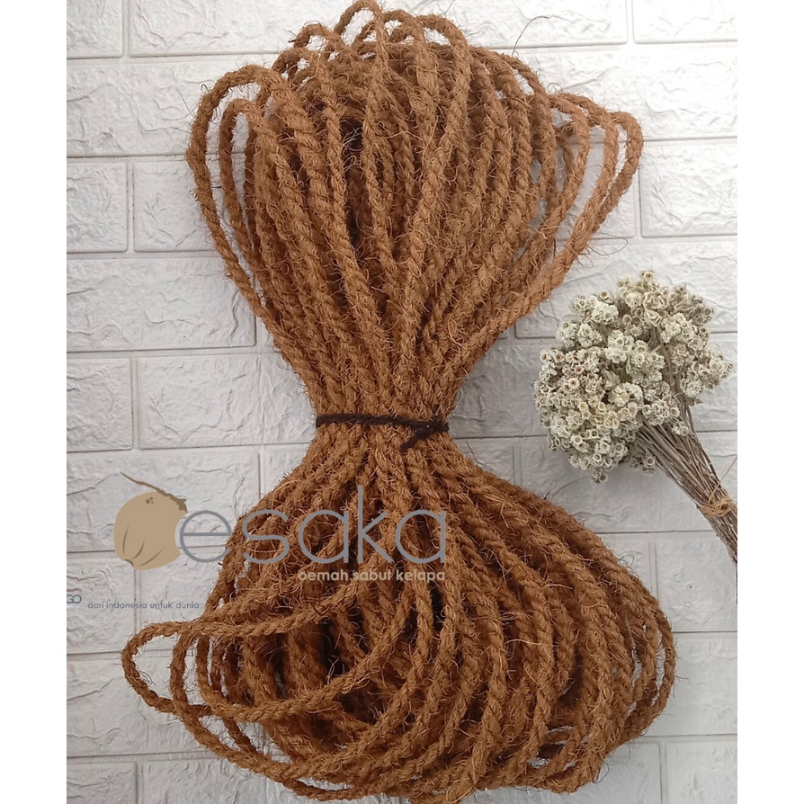 

TALI BESAR SABUT KELAPA 8 MM 50 METER TALI IJUK SERABUT KELAPA TALI MESIN SABUT