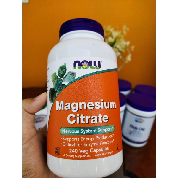 Magnesium Citrate Now Foods original ( isi 240 )