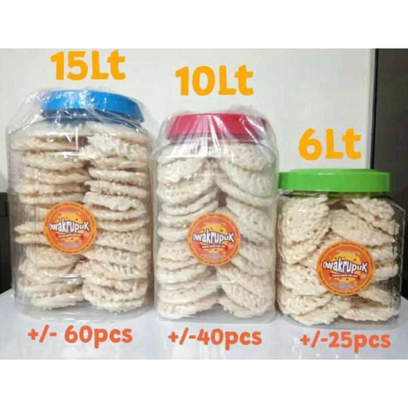 

Iwak krupuk toples 15Lt