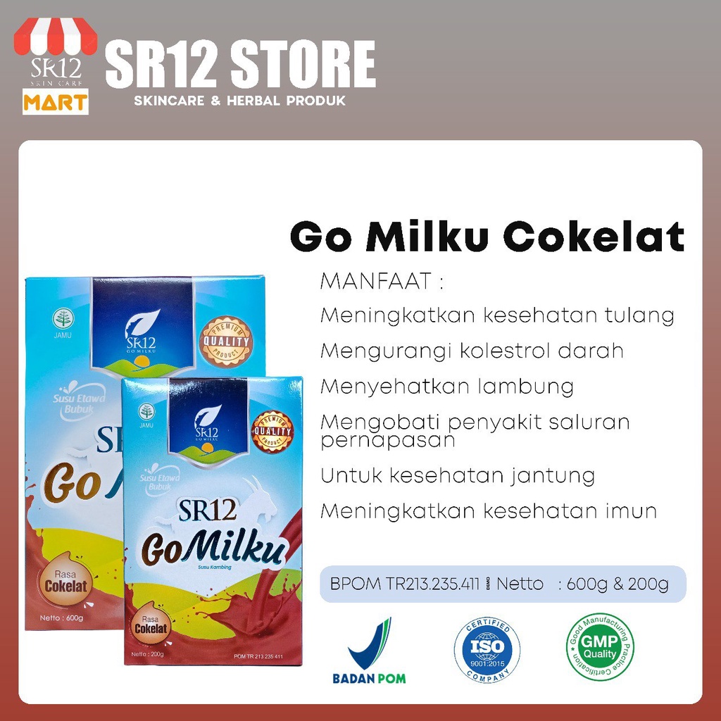 

Go Milku Cokelat Sr12 Susu Kambing Etawa Menyehatkan Lambung Meningkatkan Kesehatan Tulang