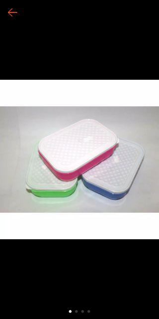 (6pcs) Kotak Makan/wadah Makan Plastik New Cornelius 443