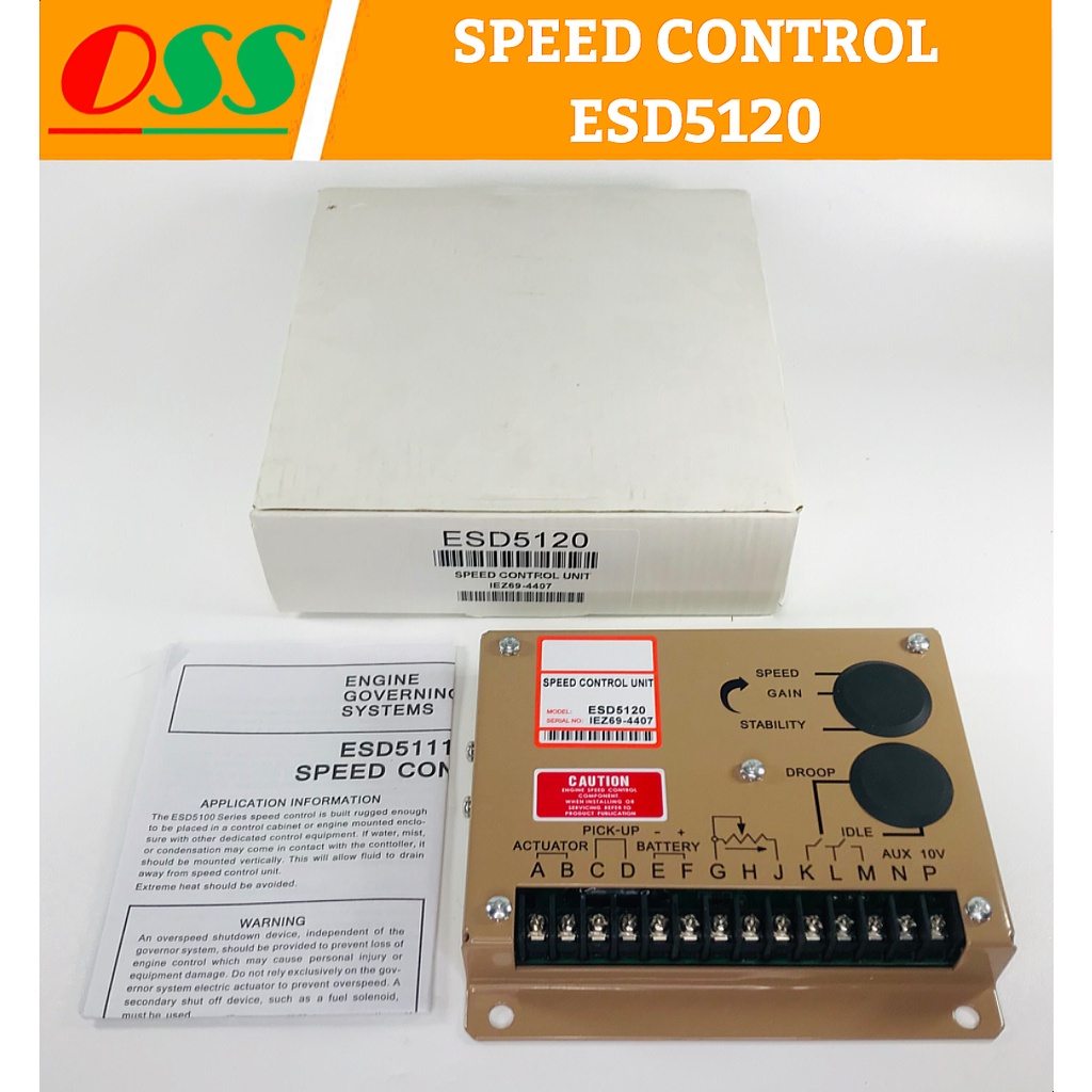 Jual SPEED CONTROL GAC MODEL ESD5120 ESD 5120 GOVERNOR GENSET Shopee