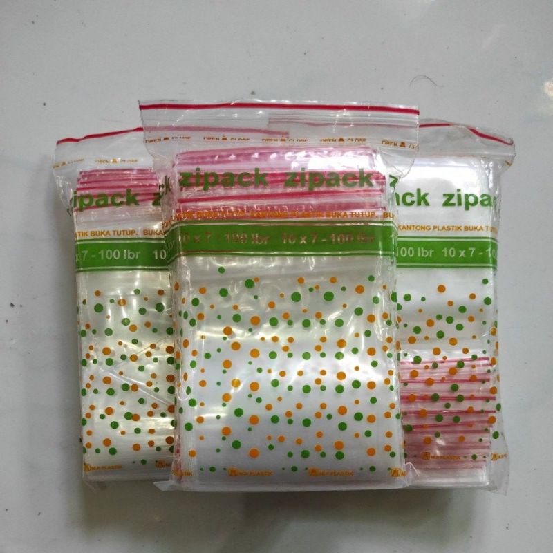 

Plastik Zipack 10x7 isi 100pcs