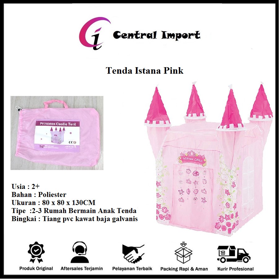 Tenda Istana Putri Anak Laki-laki & Perempuan - Tenda Bermain Anak