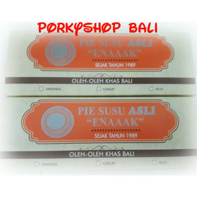 

Pie Susu Asli Enak ( Fresh lgsg dr Bali )