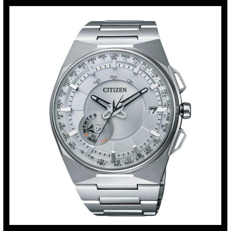 Indh Citizen CC2001-57A F100 Satellite Wave Air GPS Eco Drive Titanium BIG SALE Kode 1092