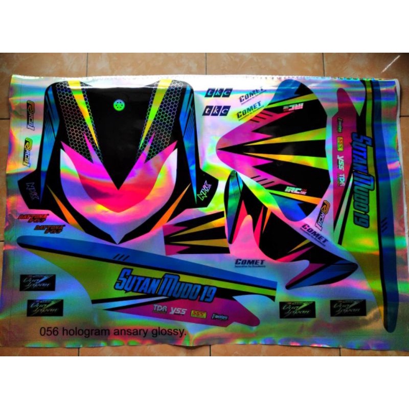 DECAL STIKER MIO SPORTY,MIO J,MIO M3,MIO S,MIO SOUL LAMA HOLOGRAM CUSTOM