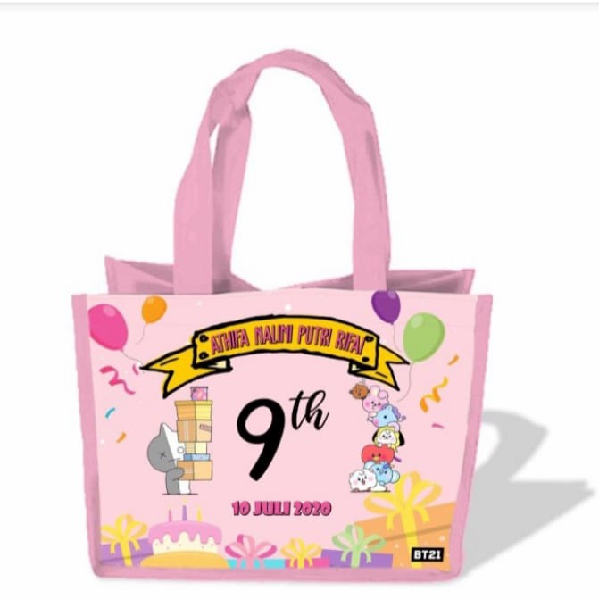 

Tas GOODIE BAG Souvenir ulang tahun Anak goodie bag Custom ULTAH ANAK AQIQAH