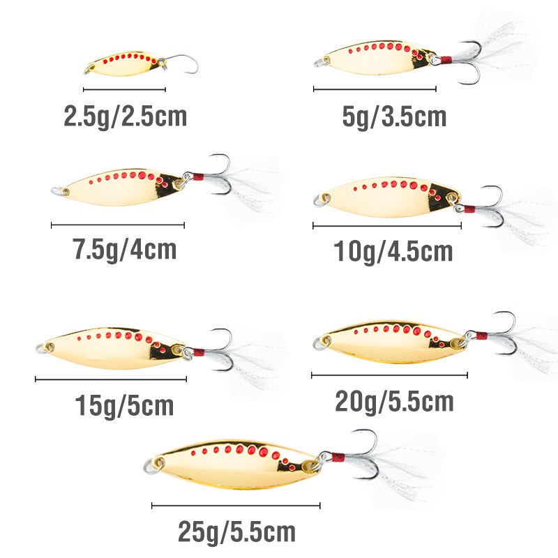 1Pcs Metal Spinner Spoon Trout Fishing Lure Hard Bait Sequins Noise Paillette Artificial Bait Small Hard Sequins Spinner