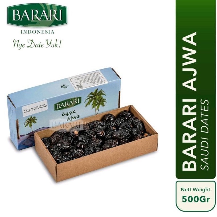 

[COD] KURMA AJWA BARARI 500GR / KURMA NABI MADINAH PREMIUM / Kurma Ajwa Pekanbaru 500gr