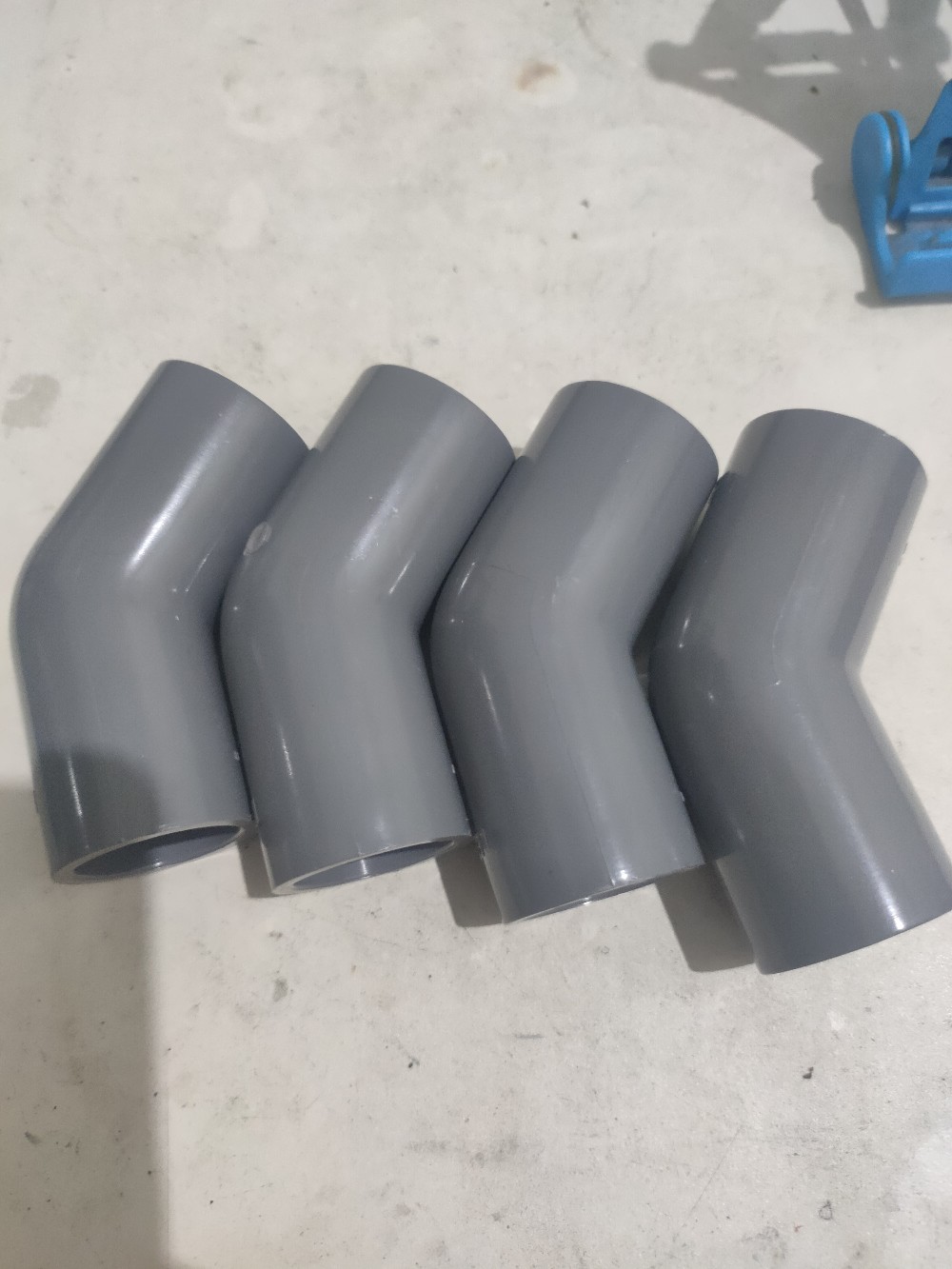 Pvc 45 Derajat Elbow /knee 1/2 Inch - Aw 45 - Merk Lesso