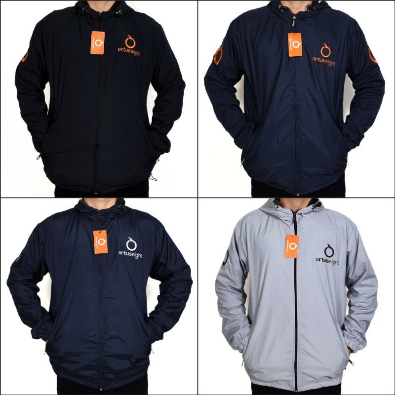 Jaket ortuseight runing sport olahraga / jaket olahraga /  jaket parasut ortuseight / jaket bola / jaket Ortus olahraga