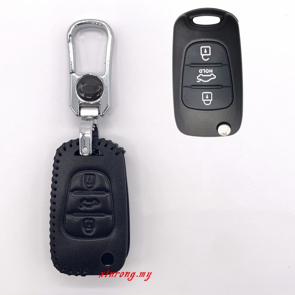 Case Pelindung Remote Kunci Mobil Keyless Bahan Kulit Untuk Forte / Forte Koup