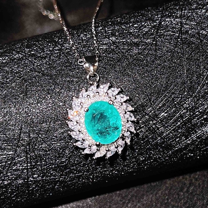 New Green Moissanite Luxury Necklace