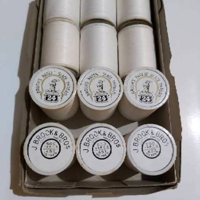 Satu Paket Benang Layangan Jadul Cap Kambing Atau Cap Domba Size 24