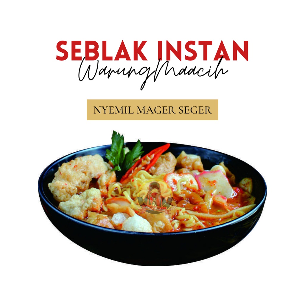 

Seblak Instan Komplit Pedas Maacih Oleh-Oleh Cemilan Instan Khas Bandung 150gr