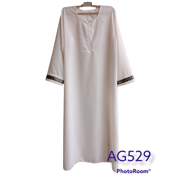 (BISA COD) Abaya Terbaru/ Gamis List Tangan/Abaya Arab