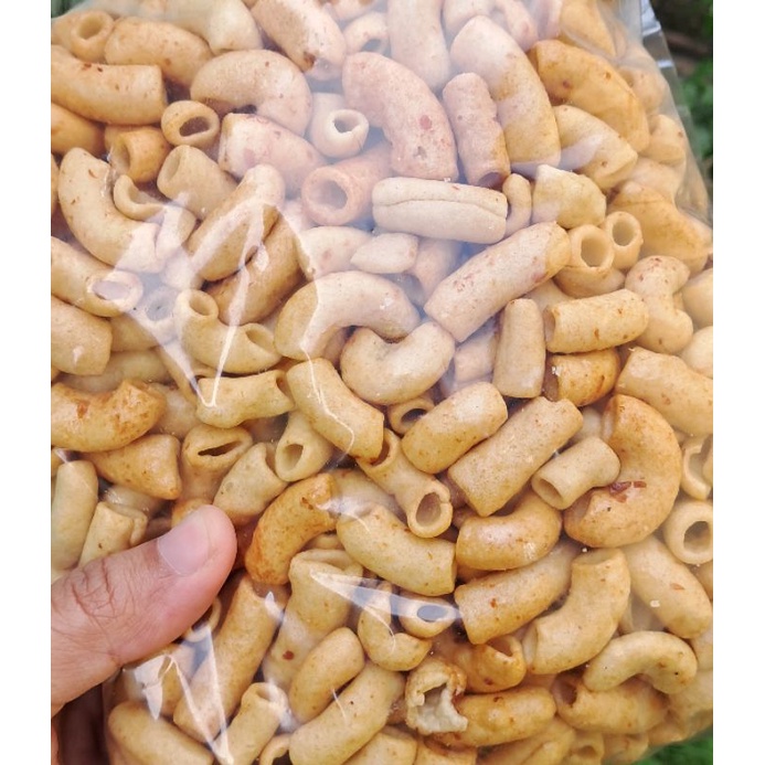 

Makaroni gurih pedas manis 200 gram Isi banyak