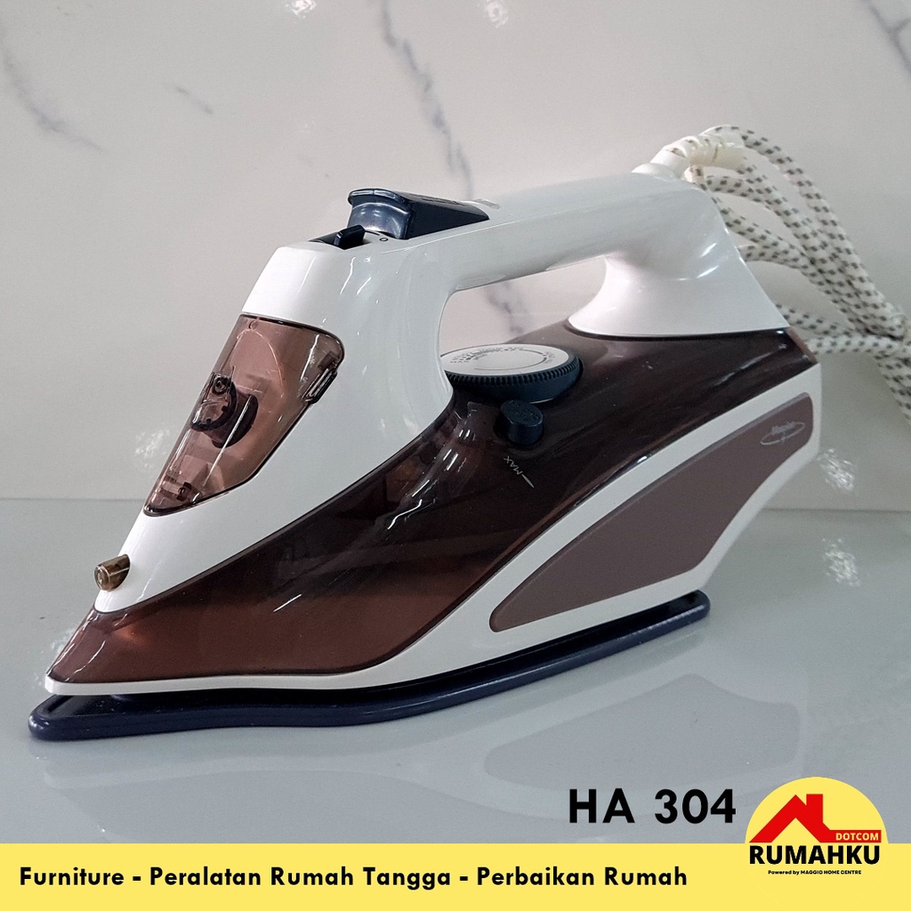 SETRIKA MASPION - SETRIKA UAP MASPION - SETRIKA PAKAIAN UAP - GOSOKAN BAJU MASPION - HA 304 - MASPIO