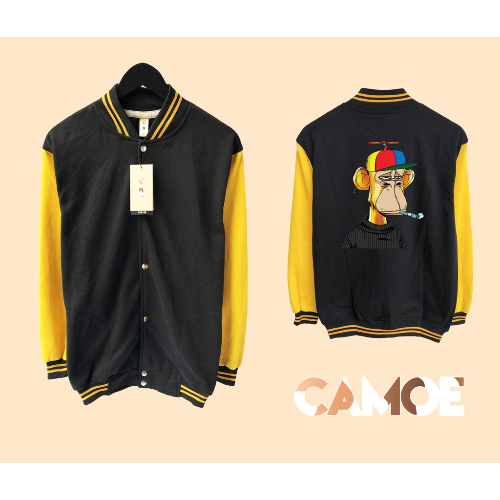 Jaket Baseball Varsity Crypto NFT Bored apes yacht Club 1