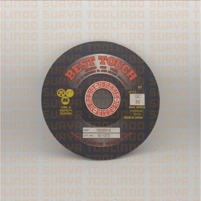 Nippon Resibon Polishing Wheel GC 60 / Batu Poles 100 x 2 (4x2) GC60