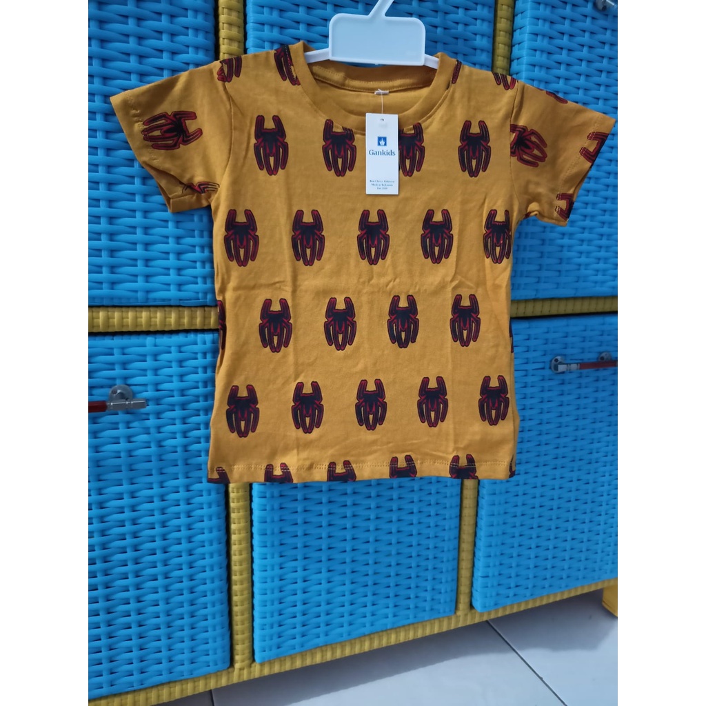 Baju Anak-anak Motif Spiderman / Laba-laba