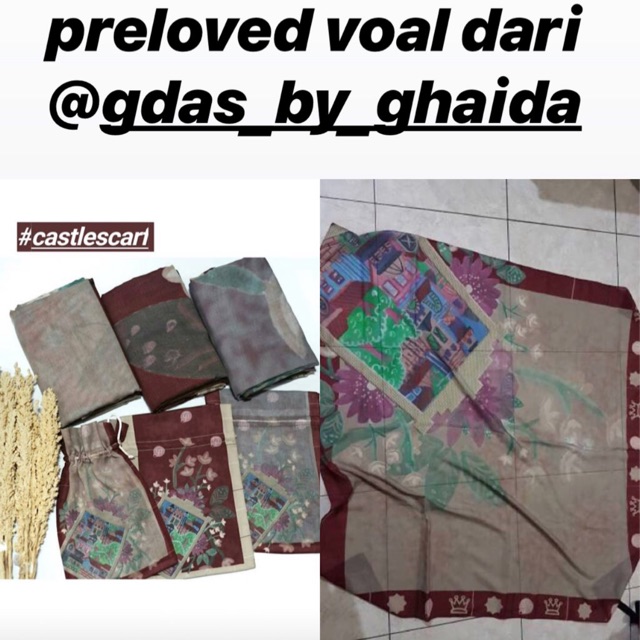 preloved voal Gdas by ghaida