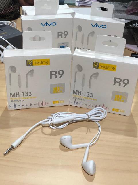 headset MH 133 + PACKING / handsfree / earphone samsung , oppo , xiaomi , vivo