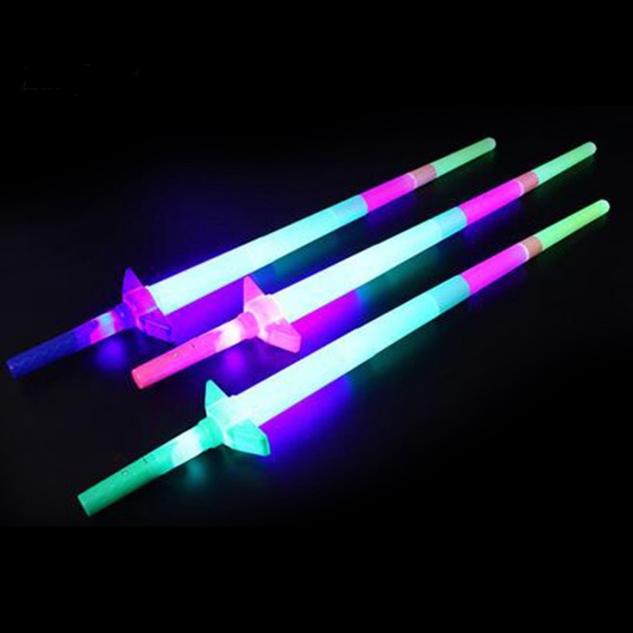 Mainan Anak Laki-laki Pedang Mainan LED - LED Stick Lamp Pedang Stick Lampu laser-Kado Hadiah Mainan Anak usia 4 5 6 7 8 Tahun Mainan Anak Cowok