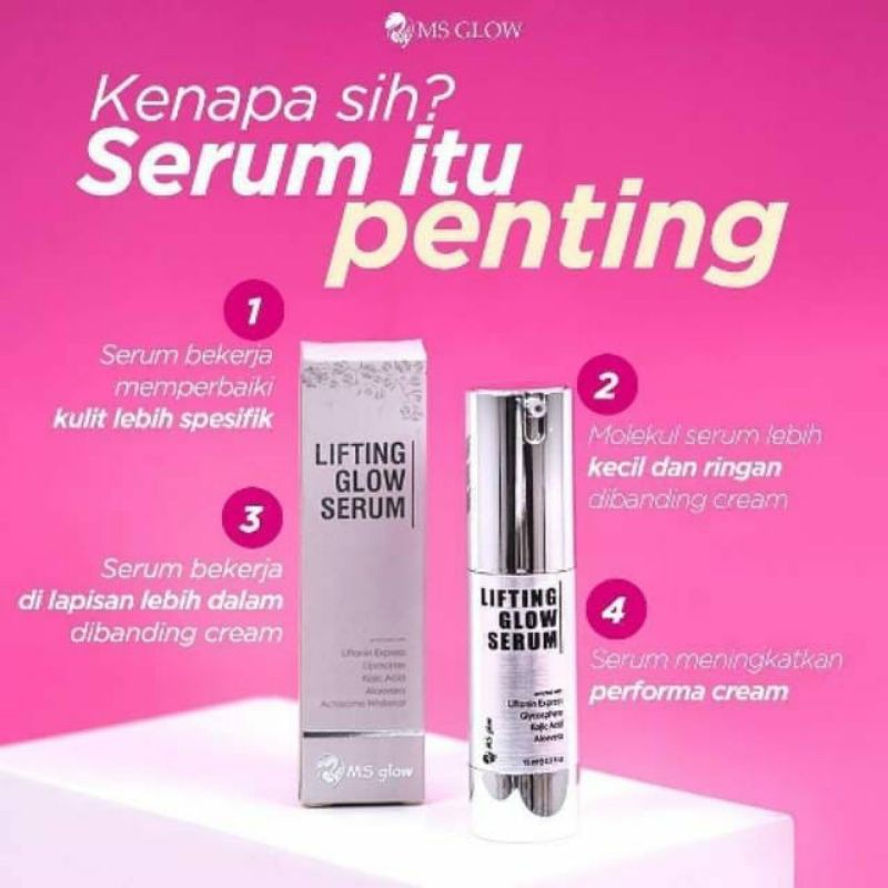 MS GLOW LIFTING GLOW SERUM 15 ML ~ ORIGINAL 100%