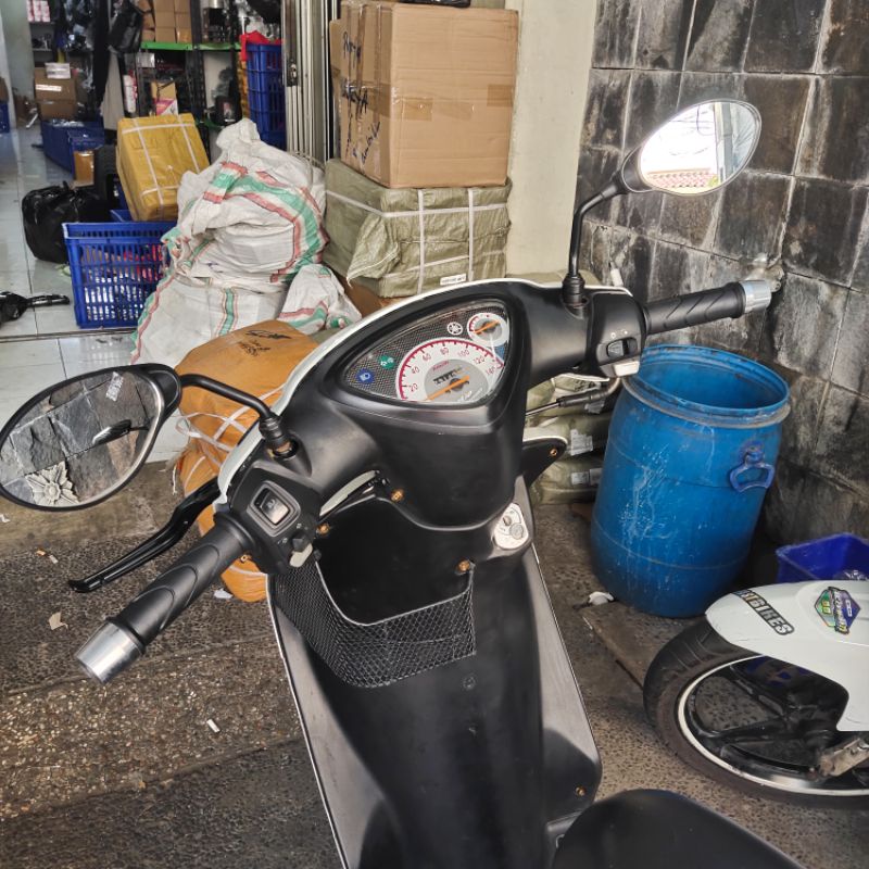 paket promo spion  x 1 125 + handgrip standar + Jalu stang chrome Mio Xeon Fino beat Vario Scoopy Nouvo Vixion Jupiter z Jupiter mx beat Scoopy Vario Supra kharisma dll