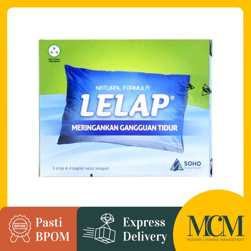 Suplemen Meringankan Gangguan Tidur - Obat Lelap - 100 Kaplet