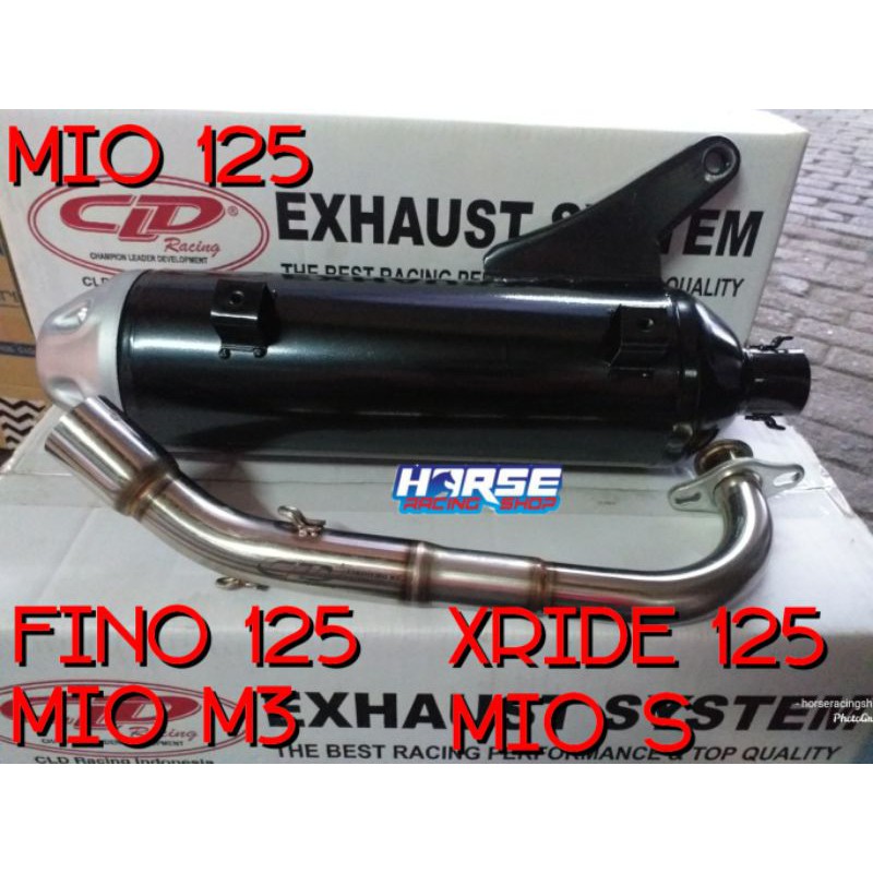 KNALPOT CLD RACING TIPE STANDAR RACING C2 MIO M3 MIO 125 MIO S FINO 125 SOUL GT 125 XRIDE 125