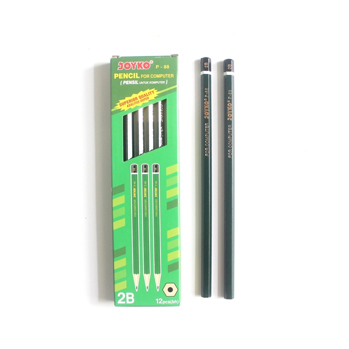 

Pensil 2B Joyko P-88 Hijau (12 Pcs)