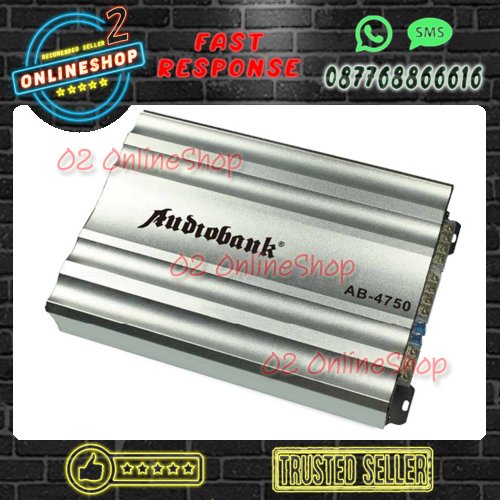 Power 4 channel Audiobank Amplifier 4ch Power ampli mobil 4 ch Audiobank
