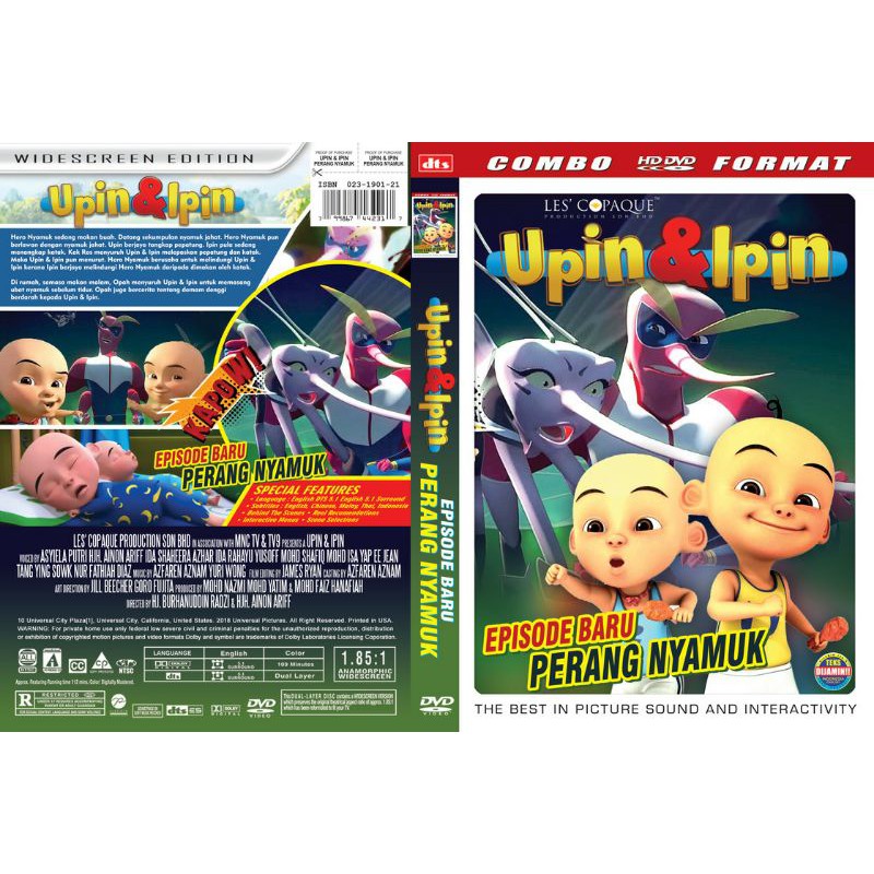 Kaset Film Kartun Upin Dan Ipin Episode Baru Perang Nyamuk