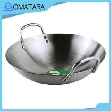 Komodo Wajan Penggorengan 30cm Stainless Diameter 30 CM I Wajan Baja