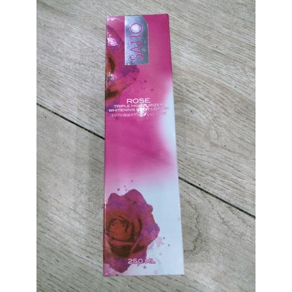 Satto handbody whitening rose 250ml