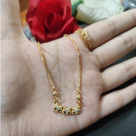 Perhiasan Anak Set Anak Kalung Hello Kitty Anti Karat