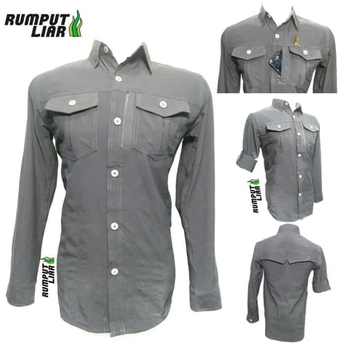 Kemeja PDL Lapangan Quick Dry Polos Kantor Indoor Outdoor MD 4