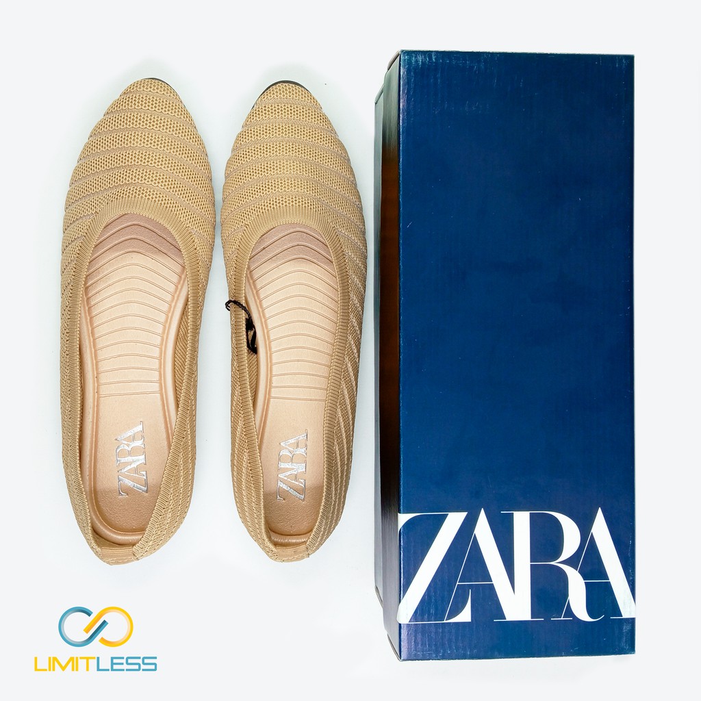 Flat Shoes Zara Laily  Fashionable Model Balerina Phylon Sepatu Kerja Nyaman